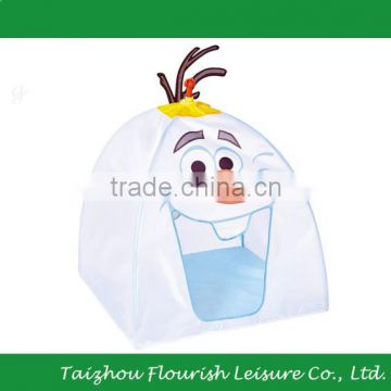 Pop Up Frozen Olaf Cartoon Kids Play Tent For Having Fun