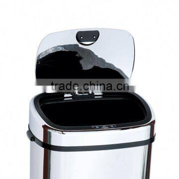 8 10 13 Gallon Infrared Touchless Dustbin Stainless Steel Waste Bin Dustbin/waste Bin/garbage Can for Hotel SD-007 photo-5