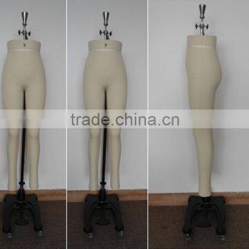 Female fitting leg mannequin pant fitting mannequin bottom hip fitting mannequin