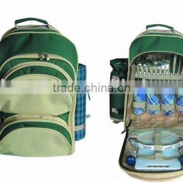 bottle cooler bag with picnic sets