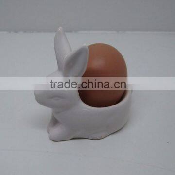 Ceramic Bunny Chicken Egg Cup for Easter
