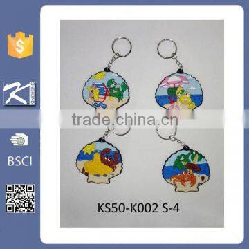 Custom 3d soft pvc keychain key chain / Soft Rubber Keychains / Silicone Keyring