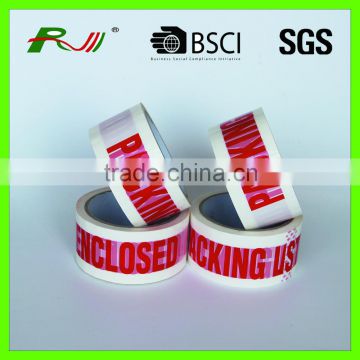 logo printed white bopp tape China manufacturer