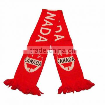 bob trading nice football fans Knitting scarf woman loop knitting scarf