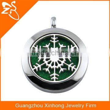 Aromatherapy Diffuser Locket Stainless Steel Charms Perfume Pendant With Crystal photo-6