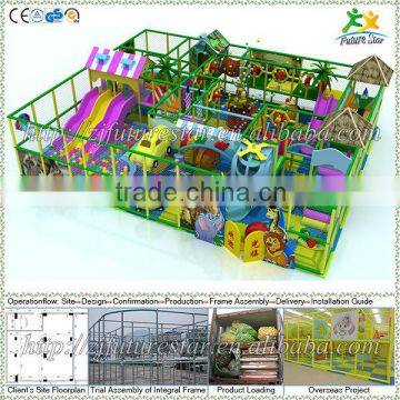 Free design CE & GS standard eco-friendly LLDPE kids indoor amusement park equipment