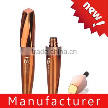 Private label luxury gold mascara case / packaging / container / bottle / tube / box