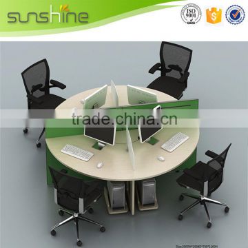 Direct Factory Price Trade Assurance office partition with blind