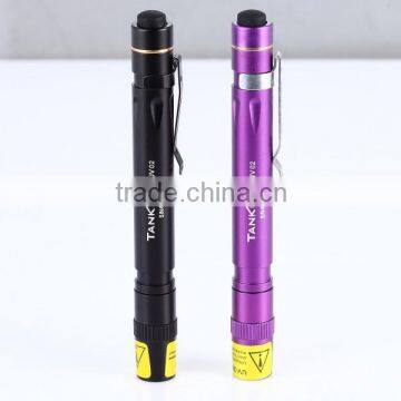 Accurate 365nm/1w With 2*AAA Battery for Antique/Fluorescent/leak/cash/Mark Inspection and Curing UV Lamps photo-2