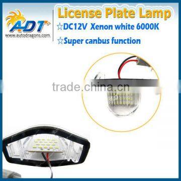 China supplier!!!CANBUS Led license plate light auto part and car accessories for Stream(01-05)