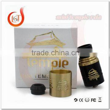 Hot Selling Stainless Steel and Copper mini temple rda with attractive style