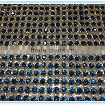 yiwu cheapest Beauty Blue High quality Hot fix rhinestone wholesale