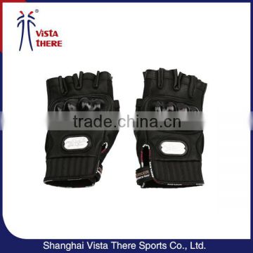 High quality OEM sheepskin fingerless custom mountain pro bike glove