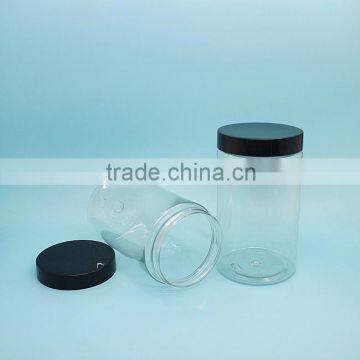 Manufacturer sale clear plastic wide mouth jar