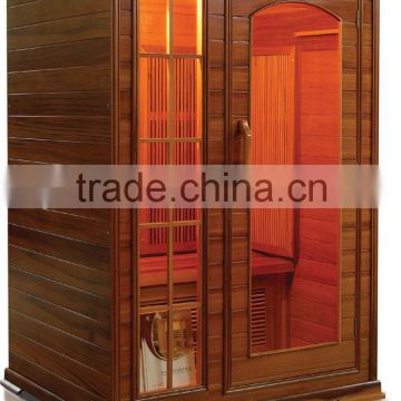 Two person Luxury Red Cedar Far Infrared Sauna Room KD-5002HT