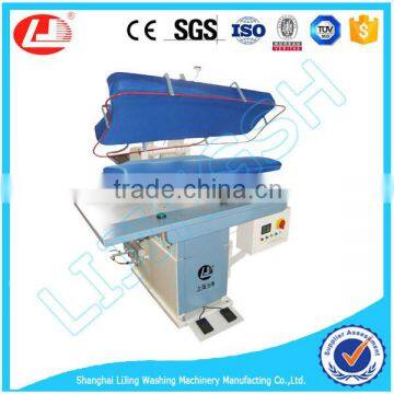 Manual and automatic laundry pressing machine