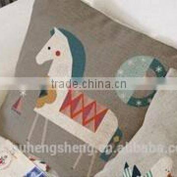 New Super Soft Linen Cotton Animal Print Cushion photo-2