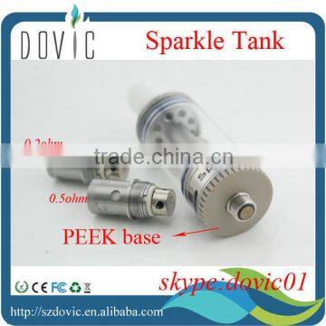 sparkle tank atomizer with PEEK base