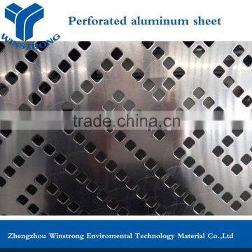 Hot sale high quality aluminium perforated sheet,aluminium perforated square hole panels