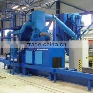 Roller conveyor I beam shot blasting machines/equipments