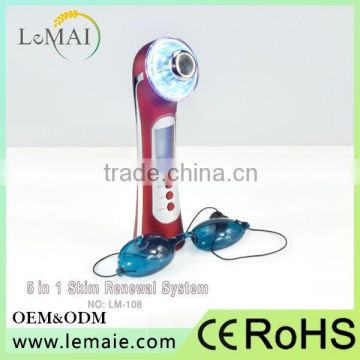 5 in 1 beauty massager ultrasonic led light facial massage as seen on tv