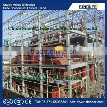 SINODER Edible Cooking Oil Refinery Plant Sunflower Soy Crude Palm Oil Edible Oil Physical Refinery Plant photo-4