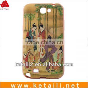 for samsung galaxy note 2 cute cases,tpu cases with water printing