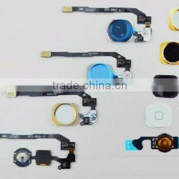 Home Button Flex Ribbon Cable Assembly For CDMA GSM Phone iPhone 4 4SNew Black