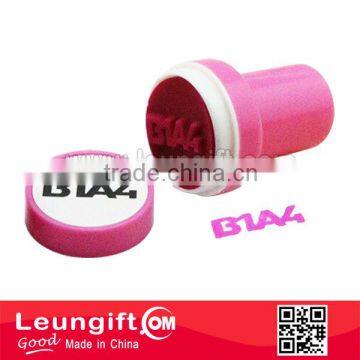 high quality plastic stamper for promotion