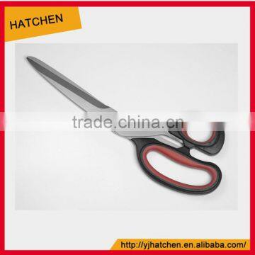 Black and red PP+TPR handle LFGB&FDA Certificated 9'' Sewing kitchen scissors