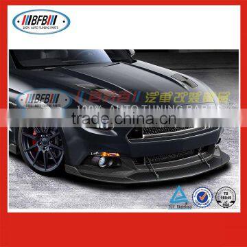 automobile spare parts 2015 Mustang front bumper diffuser FOR Ford carbon fiber