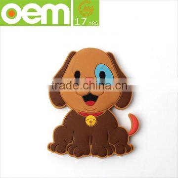 factory customized new design 3d animal shaped silicone fridge magnet ,soft pvc souvenir fridge magnet