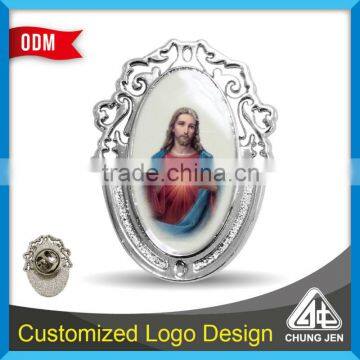 Premium christian gifts Jesus printing metal pins