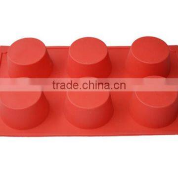 Ice Cube Round Silicone Mold 6-cav photo-2