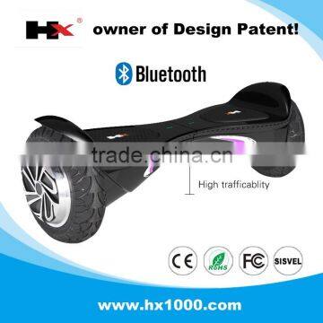 HX Patented 8 Inch Self Balancing Scooter With Bluetooth Speaker photo-2