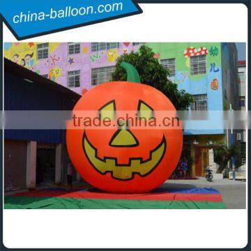 Halloween inflatable pumpkin lighting,led inflatable pumpkin balloon for decoration