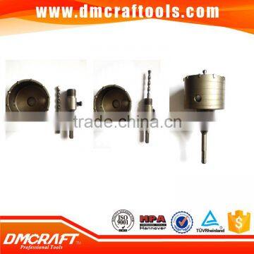 Hollow electric drill bit for wall concrete