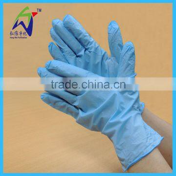 9 inches purification nitrile gloves chemical gloves