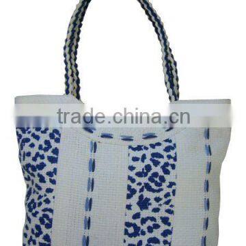 Simple Style Woven Straw Handbag With Reasonable Price