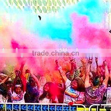 Gulal Color Fun Play Party Holi Powder 6 Color Washable Pigment Smear-proof Hypoallergenic Powder photo-2