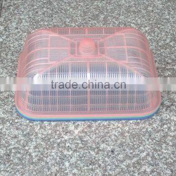 Transparent rectangle food cover dust cover