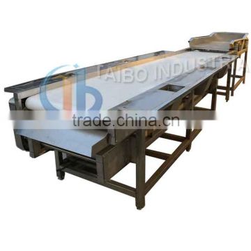 Double Layer Sorting Conveyor /Sorting table for vegetable and fruit process