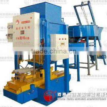 The definite and clear molds full automatic concrete tile machine