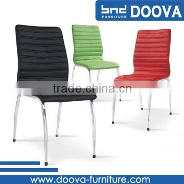 Durable PVC leather chair metal chair