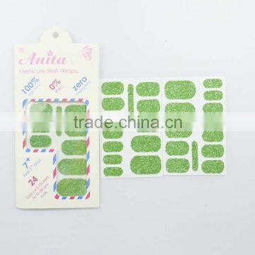 Custom Sexy Green 3D Nail Art Sticker Caviar Nail Arts Mini Beads 14 Day Nail Decals Nails Factory photo-2