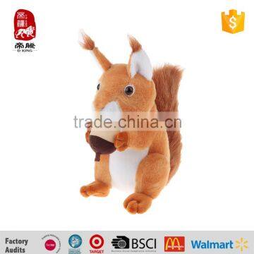 High Quality Forest Widelife Series Plush Stuffed Animal Toy Squirrel photo-4