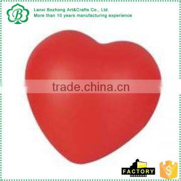 Best sale red customized shape pu heart ball