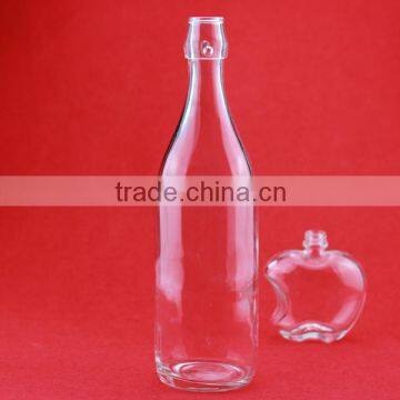 Newest hot 500ml swling cap bottles cork cap tall bottles triangle Tripleedfg bottles