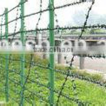 single strand electro galvanized barbed wire