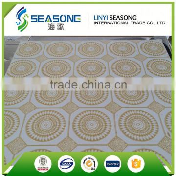 more color design pvc gypsum ceiling tiles